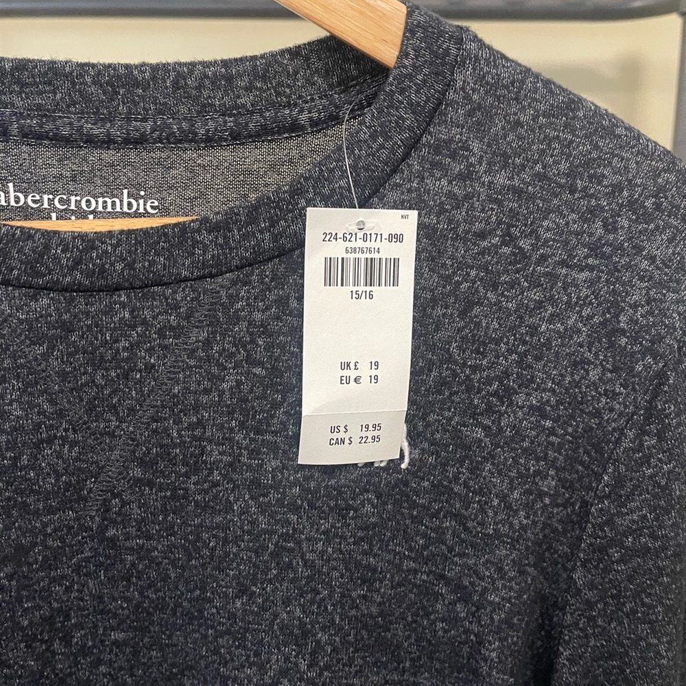 NWT Abercrombie Kids Boys 15/16 Long Sleeve Shirt - Picture 3 of 4